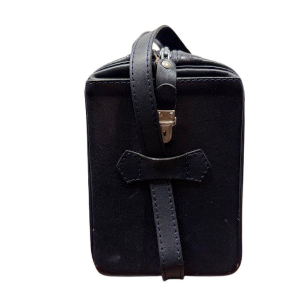 Christian Dior Trotter Canvas Shoulder Bag Black Vintage Authentic - Picture 6 of 11